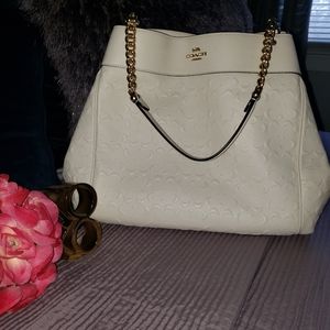AUTHENTIC Raised Signature COACH purse!